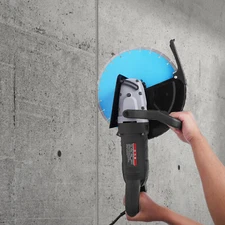 Portable 14'' Electric Concrete Saw with Water Pump and Blade Wet/Dry Cutter