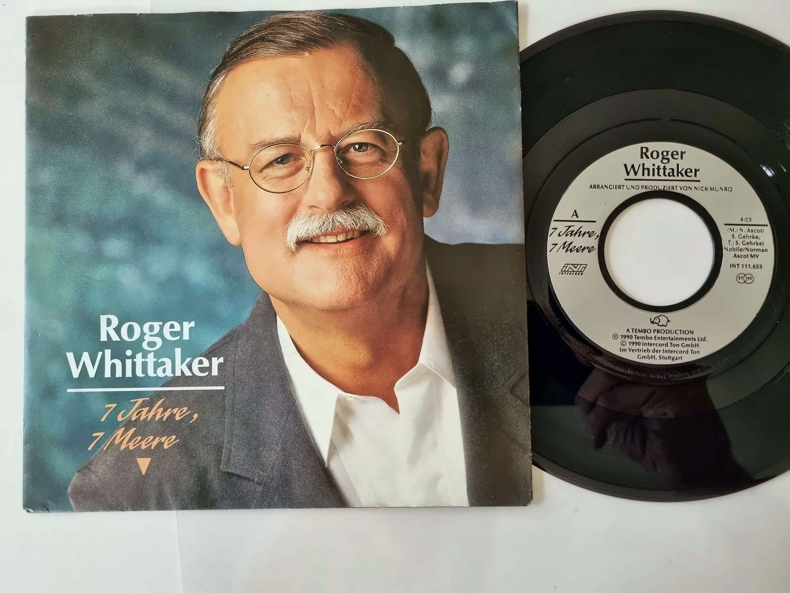 Roger Whittaker - 7 Jahre, 7 Meere 7'' Vinyl Germany