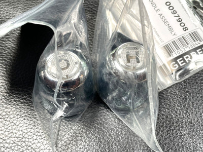 Faucet Handles Set , Hot & Cold  Chrome - Gerber 0097908 & 0097909