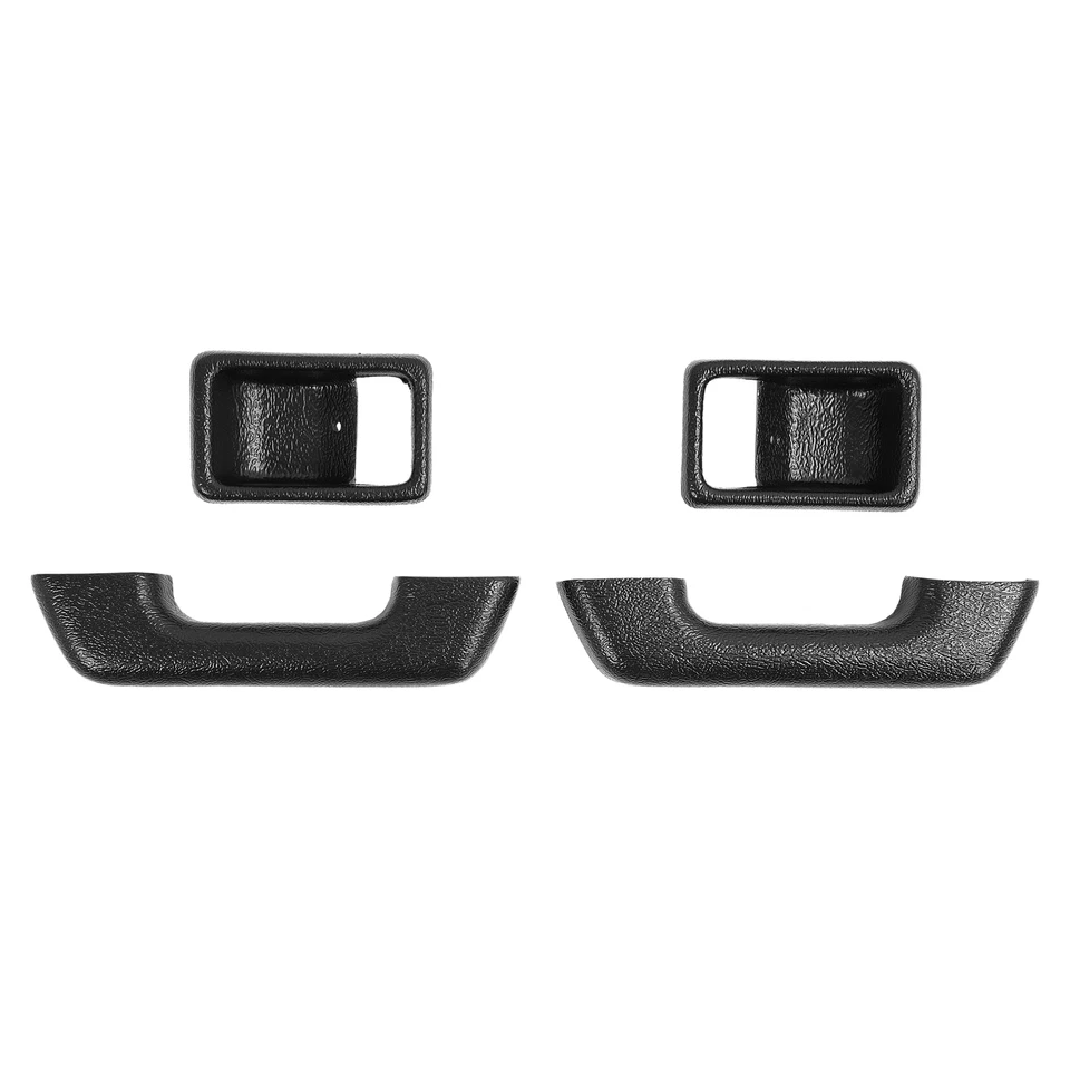 Fit 84-87 Toyota Pickup Truck Interior Door Panels Center Section Black ABS Foto 4 de 4