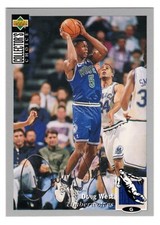 1994-95 COLLECTOR'S CHOICE SILVER SIGNATURE DOUG WEST CARD #286  **NM-MT**