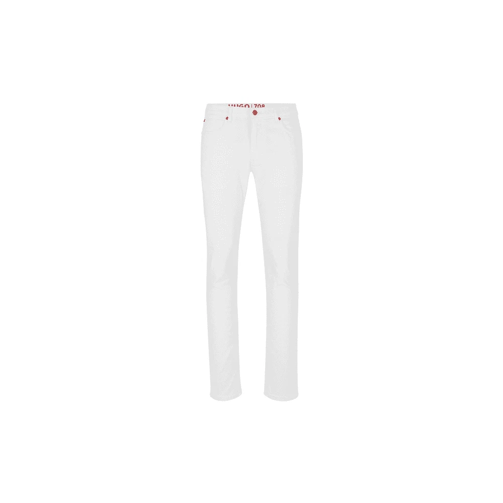 Hugo Boss HUGO 708 Slim Fit White Denim Jeans eBay