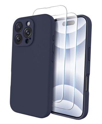 Compatible with iPhone 16 Pro Case, Compatible with MagSafe, Midnight Blue