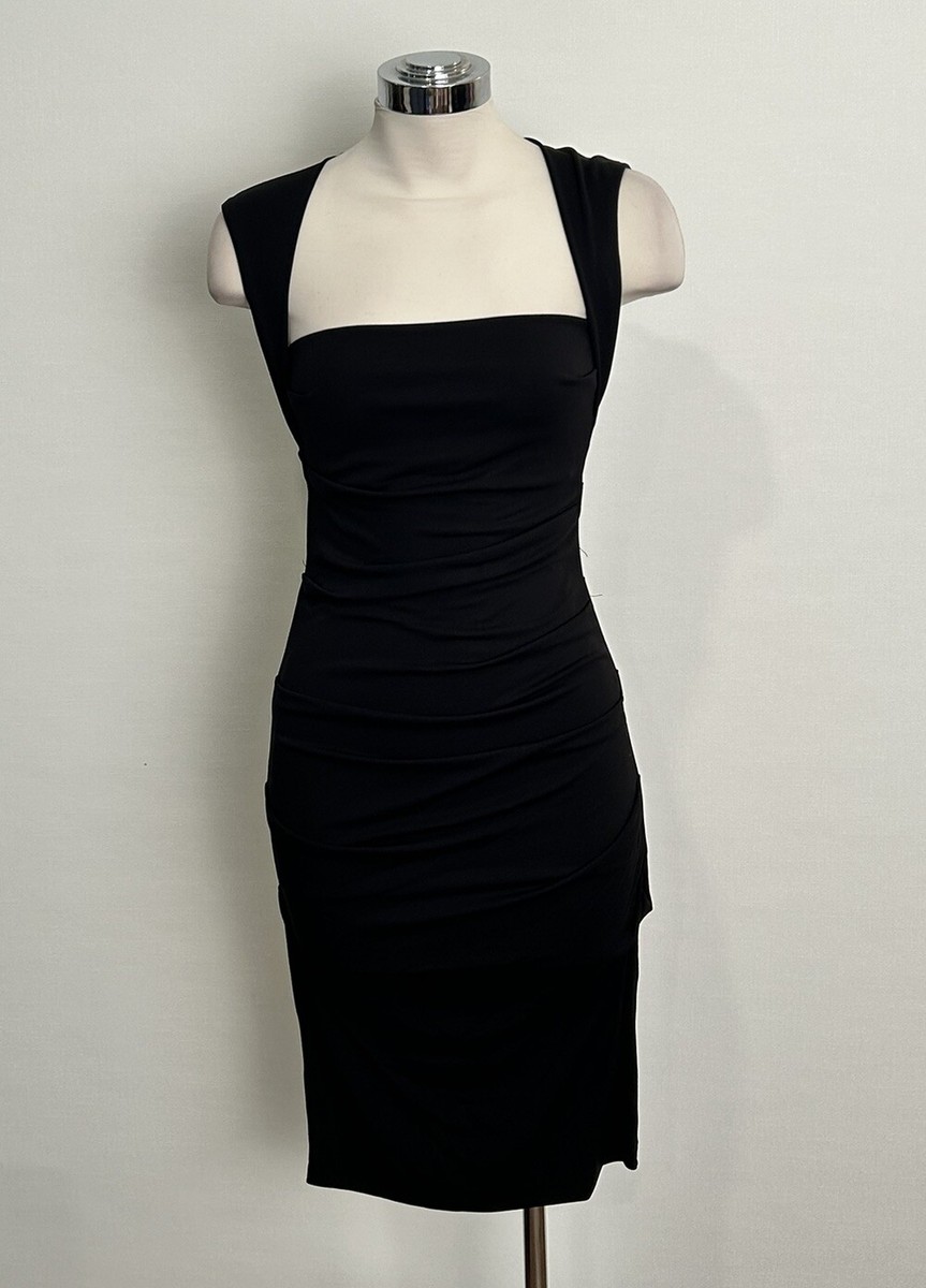NICOLE MILLER JERSEY DRESS Sz Medium $220 BA0385