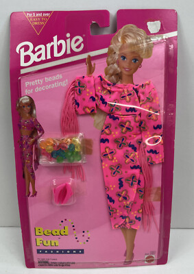 1994 Barbie BEAD FUN Fashions Mattel Swingin' Fringe Fashion