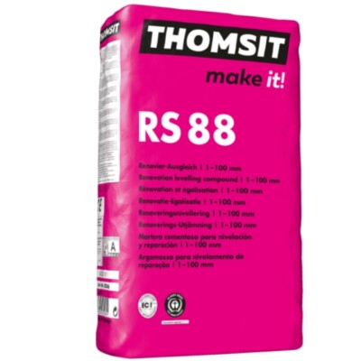 Thomsit� RS 88 Renovier-Ausgleich 25 kg zum Spachteln von 1 � 100 mm