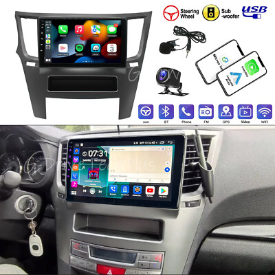 #ad Android Car Stereo Carplay For Subaru Outback Legacy 2009 2014 GPS Radio Player $174.79