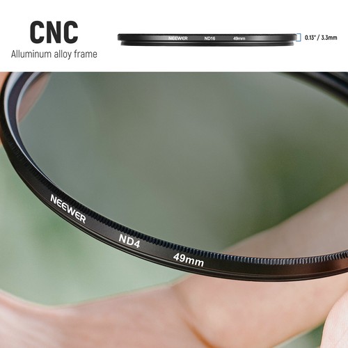 NEEWER 49mm ND Lens Filter Kit for Canon Nikon Sony Panasonic DSLR Cameras - Picture 5 of 8