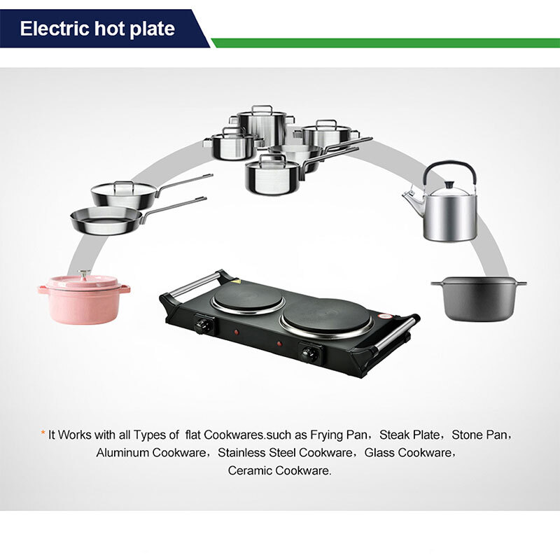 2500w Hot Plate Electric Cooker Double Hob Portable Table Top Hob Kitchen  Stove | eBay