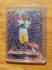 2024 LEAF ELECTRUM TJ HARDEN PROSPECTS PURPLE SPARKLE 5/10 UCLA