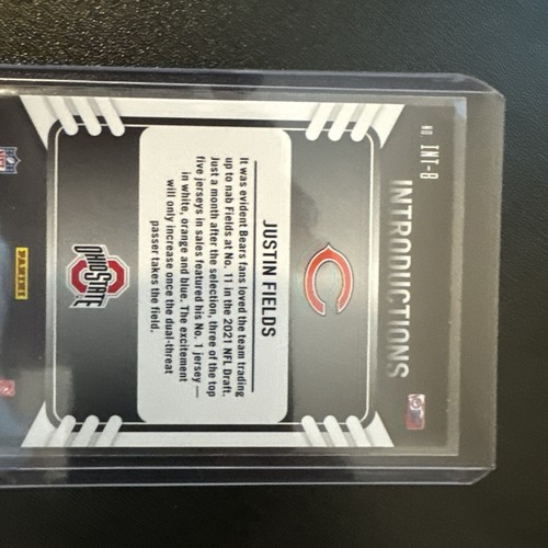 2021 Panini Absolute #INT-8 Justin Fields Introductions - Picture 4 of 6