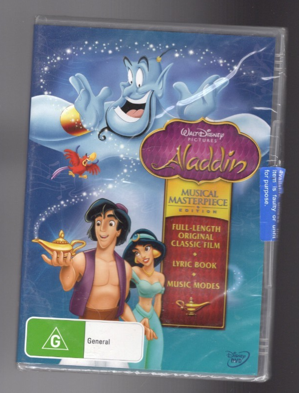 Musical Masterpiece-Aladdin (Limited Edition, DVD, 2008) for