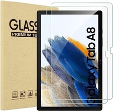 2 Pcs for Samsung Galaxy Tab A8 10.5 X200 X205 Screen Protector Tempered Glass