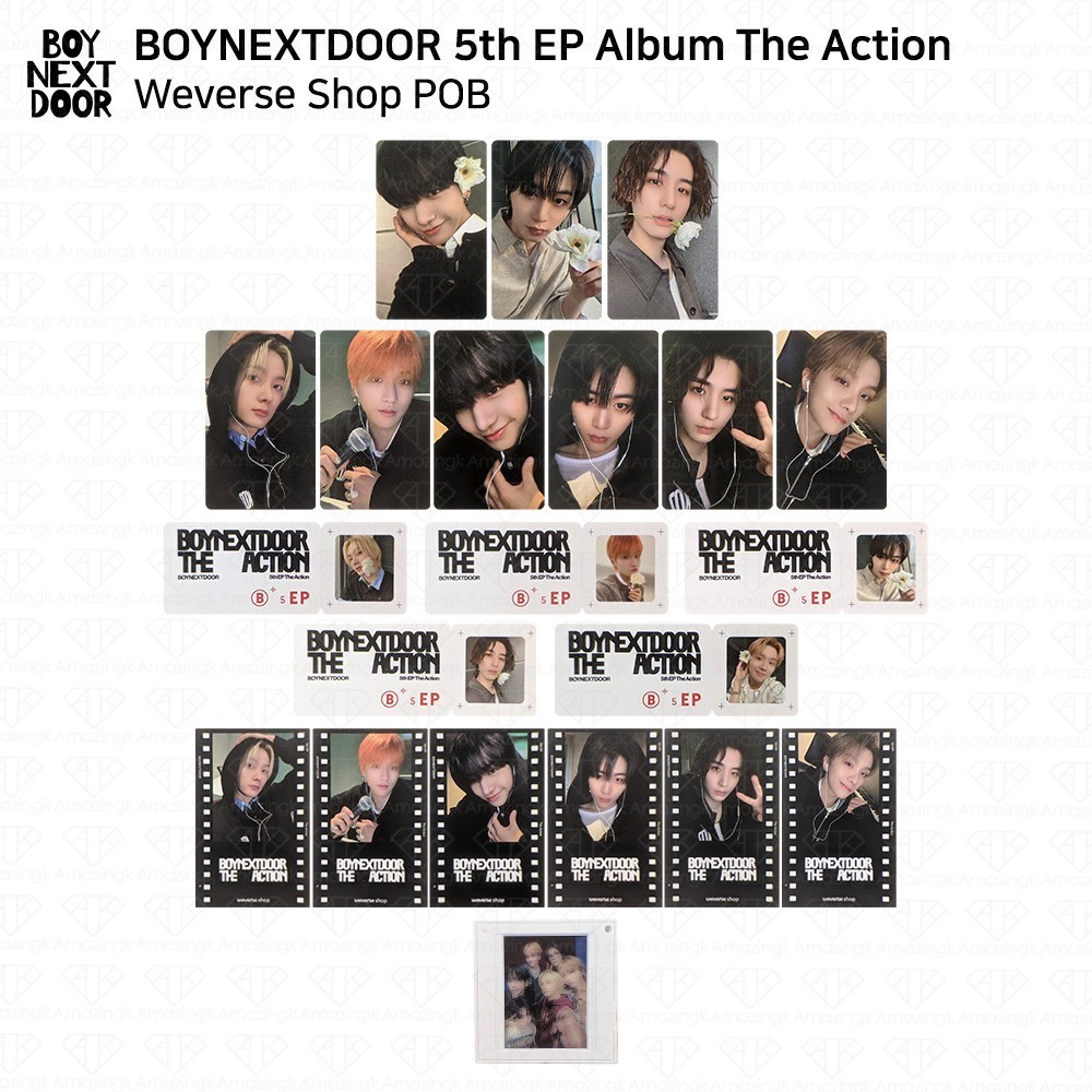 BOYNEXTDOOR 5th EP Album The Action Weverse Shop POB Photocard BND
