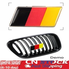 1*German Flag Logo Sticker Car Front Grill Grille Emblem Badge Decal Accessories