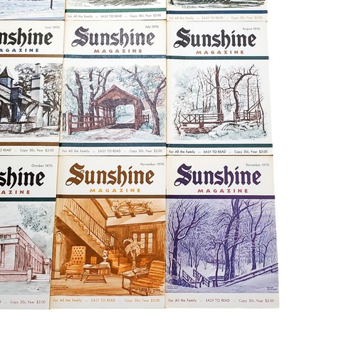 Vtg For All The Family Sunshine Magazine 1970 Set Jan-Dec Lot of 12 Easy to Read - Picture 5 of 7