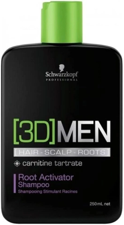 Champú activador de raíces Schwarzkopf [3D]MEN 250 ml - Crecimiento del cabello y cuidado del cuero cabelludo Foto 3 de 3