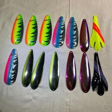 Cabela's and Others Trolling Spoons 14-Piece Set for Salmon and Cherry Salmon