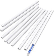 Delamu 128in Cord Hider for 1 Cord, Self-Adhesive Cord Covers for Wires on Wall,