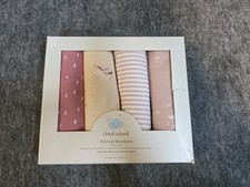 Cloud Island 4 Blankets 100 Cotton Unicorns