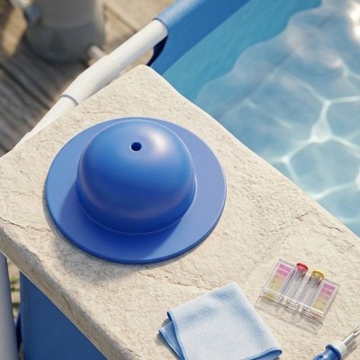 4 Stück TPR Pool Wandstopfen für Intex Pool Schlauchauslässe Easy Push In