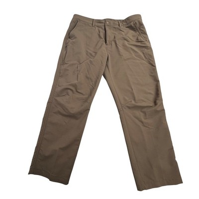 Alpine Design Mens Brown Technical Hiking Pants Stretch ADM20900 38x30 READ