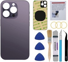 OEM Rear Back Glass Replacement for iPhone 14 Pro Max 6.7 inches with Reparing T