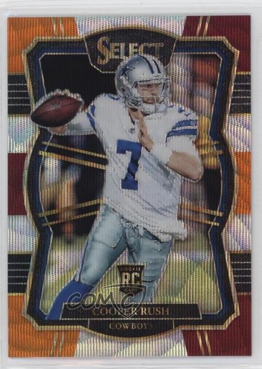 2017 Panini Select Premier Level Tri-Color Prizm /149 Cooper Rush #152 Rookie RC