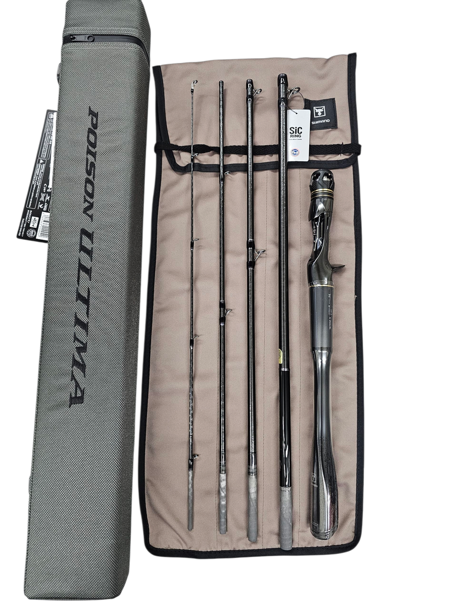 JACKALL x SHIMANO Poison Ultima 1610M-5 5pc Baitcasting Rod P1610M