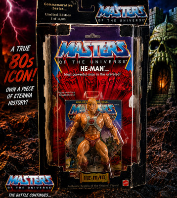 2000 HE-MAN • SEALED LIMITED 1 of 15000 • COMMEMORATIVE MASTERS OF
