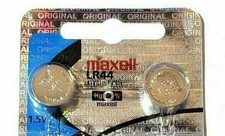 LR44 Maxell 2 piece LR44 MAXELL A76 L1154 AG13 357 NEW
