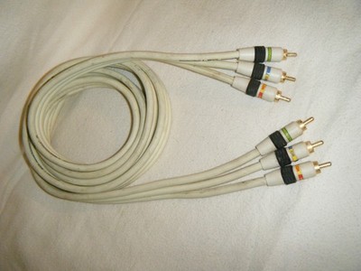 Monster MV1CV Improved Performance 3 RCA Male Component Video Interconnect Cable