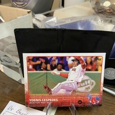 YOENIS CESPEDES #120 2015 Topps Baseball Boston Red Sox