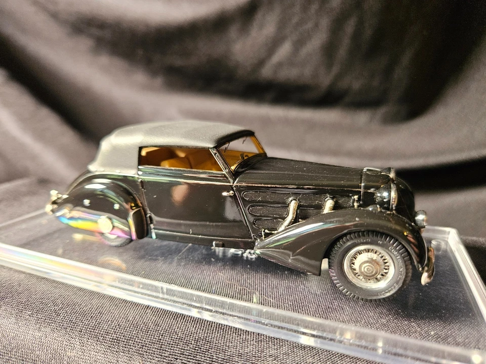RARE EMC Models 1936 Mercedes-Benz 540K Black 1:43 Scale Inv. #3705 - Image 3 of 4