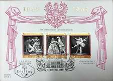 7# Briefmarken Ersttage &Ouml;sterreich - DER ROSENKAVALIER &bull; RICHARD STRAUSS - 1969