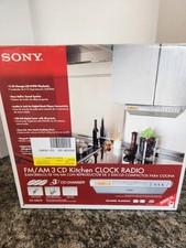 Sony ICF-CDK70 Under-Cabinet AM/FM Radio 3 CD Changer Player OPEN BOX