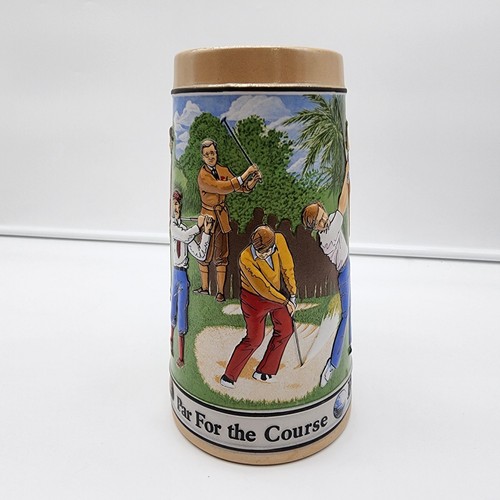 BUDWEISER PAR FOR THE COURSE BEER STEIN / MUG 1992 GOLF COA - Picture 2 of 3