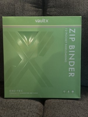 1ST EDITION Vault X - 12 Pocket Exo Tec Zip Binder Pokemon Stellar Crown SV7 New