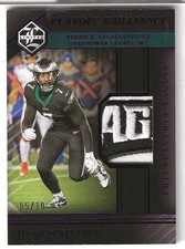2023 Panini Limited Playoff Brilliance Haasan Reddick /10 Eagles Logo Patch