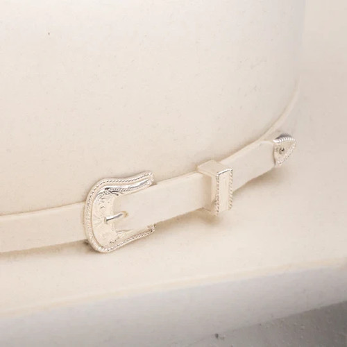 Resistol 4X Pageant White Cowboy Hat- MADE IN USA. - Picture 5 of 5