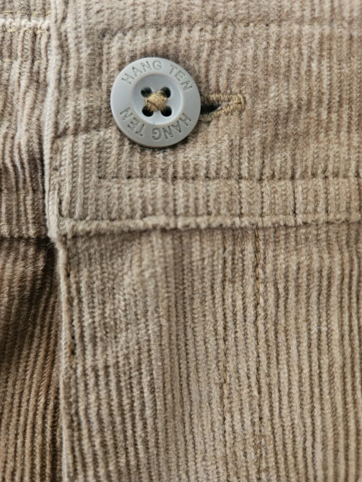 Pantalones Cortos de Pana Hang Ten para Mujer - Marrón Talla 14 - Nuevos con Etiquetas - Envío Rápido Foto 3 de 4