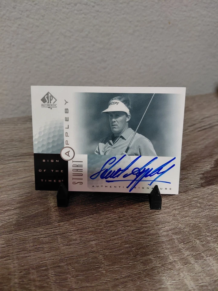 2001 SP Authentic Stuart Appleby Auto PGA Pro Consistently On The Leaderboard  - Image 2 of 4