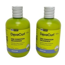 2X DevaCurl One Condition Decadence Ultra Rich Cream Conditioner 12oz Each