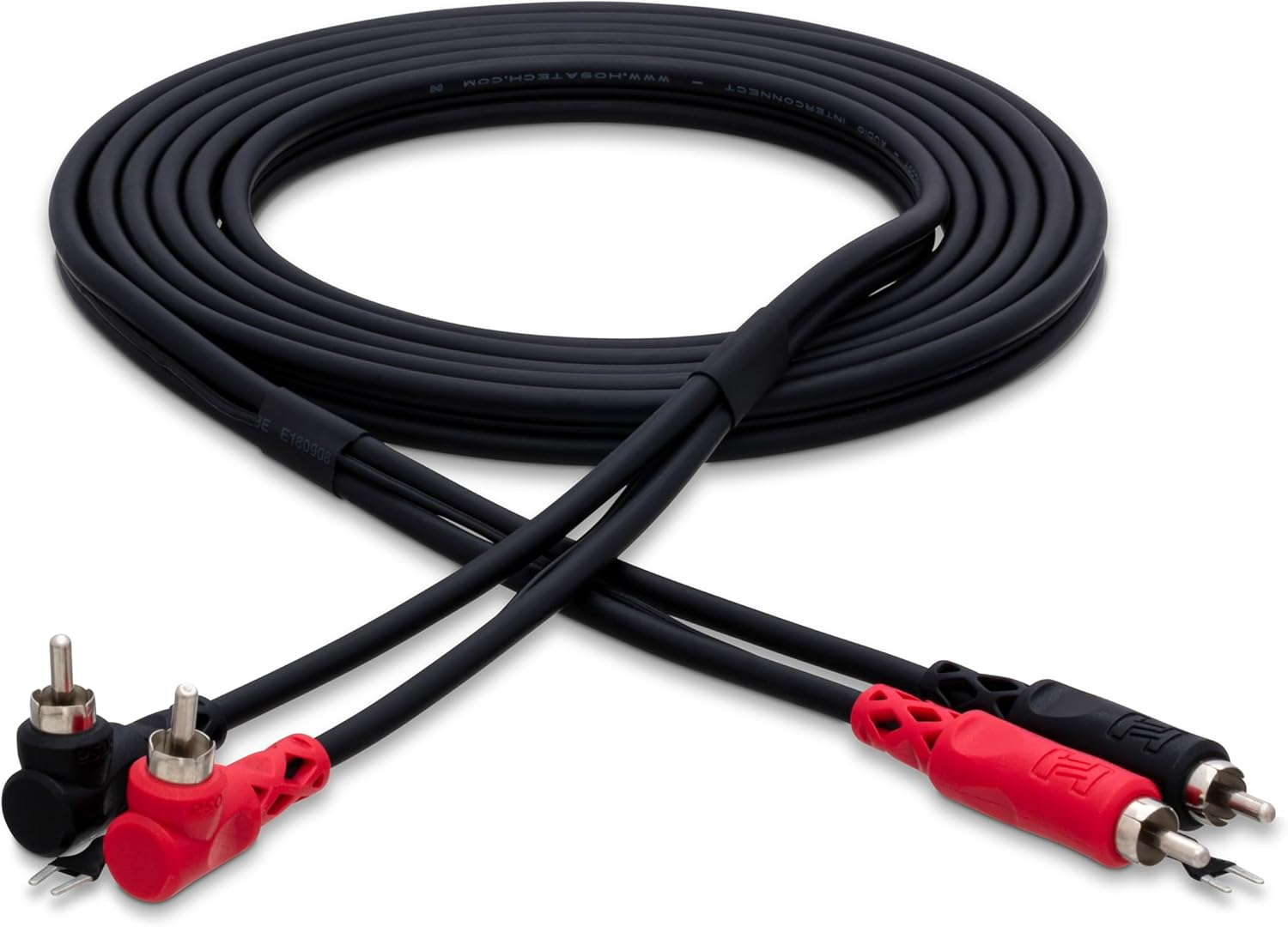 tech CRA-202DJ 2M Dual RCA to Same with Ground Wire Stereo Interconnect Cable