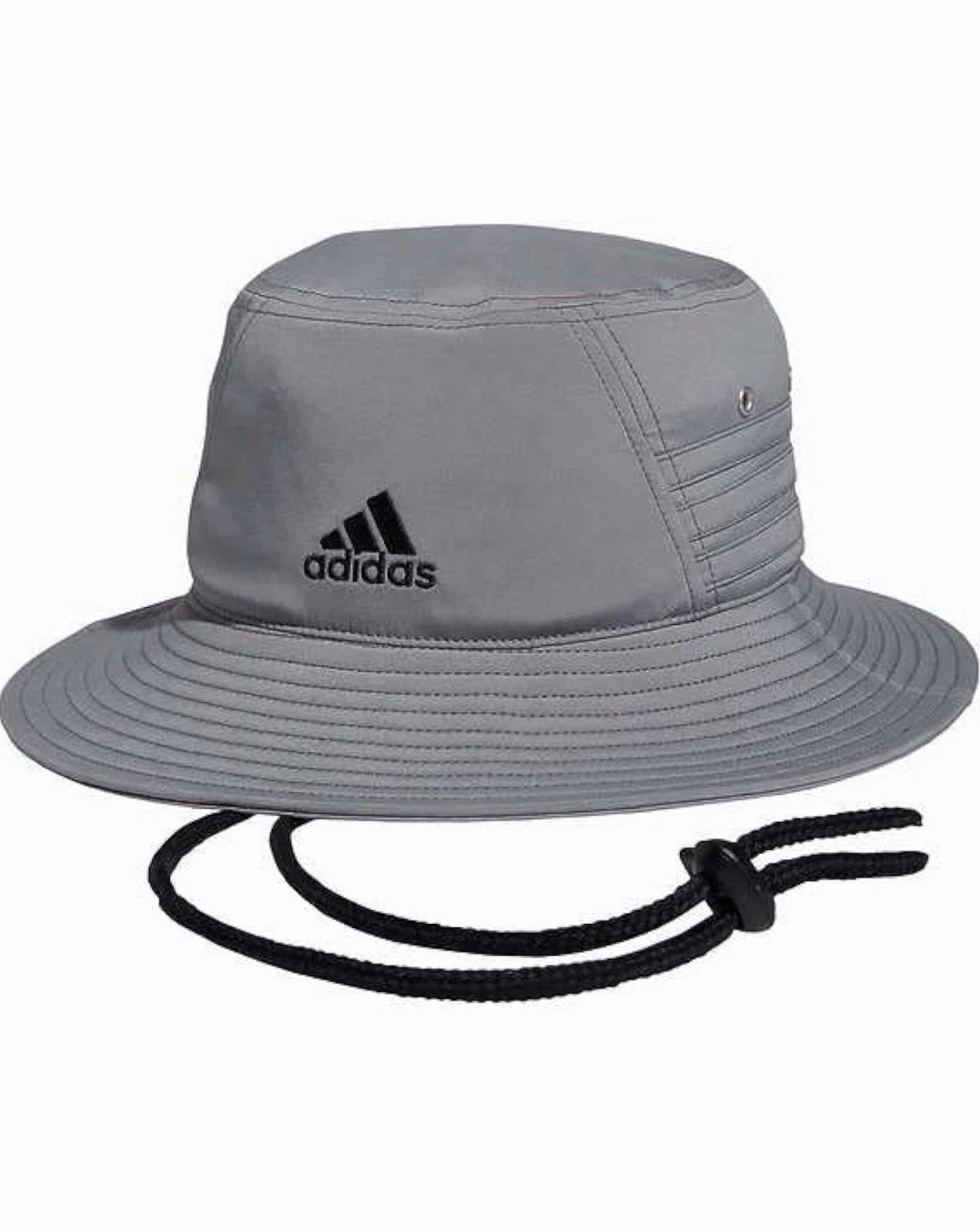 Adidas Aeroready Victory Bucket Hat Unisex One Size Gray UPF 50 Sun Protection