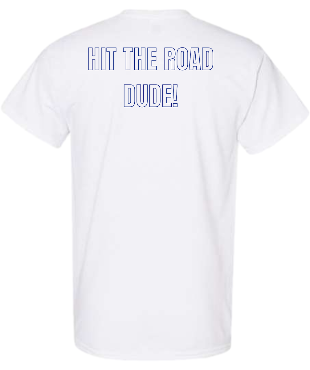 Crewe Tractor Hit The Road Dude Short Sleeve T-Shirt