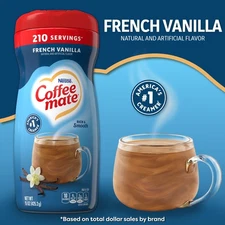Coffee mate French Vanilla Powder Coffee Creamer, 15 oz