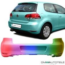 für VW Golf 6 5K1 Stoßstange hinten 08-12 ohne PDC Limousine 3-5 Türer LACKIERT