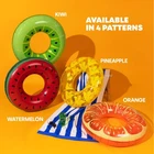 Inflatable Swim Ring 90cm Watermelon, Kiwi, Orange, Pineapple Summer Party Pool