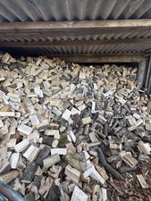 Split Seasoned Firewood Logs Hardwood Log Burner Or Open Fire Wood Burning